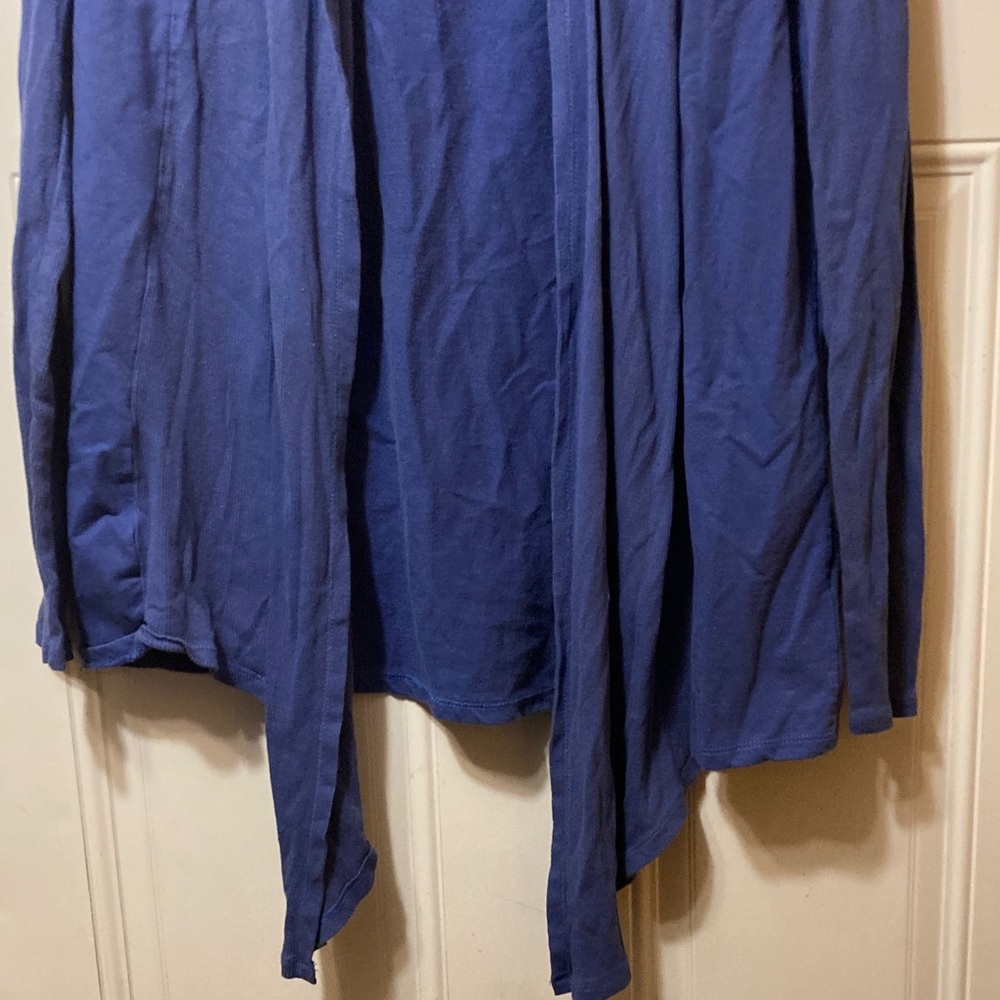 Fabletics Blue Open Front Jacket M - image 2
